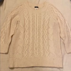 jcrew cream sweater